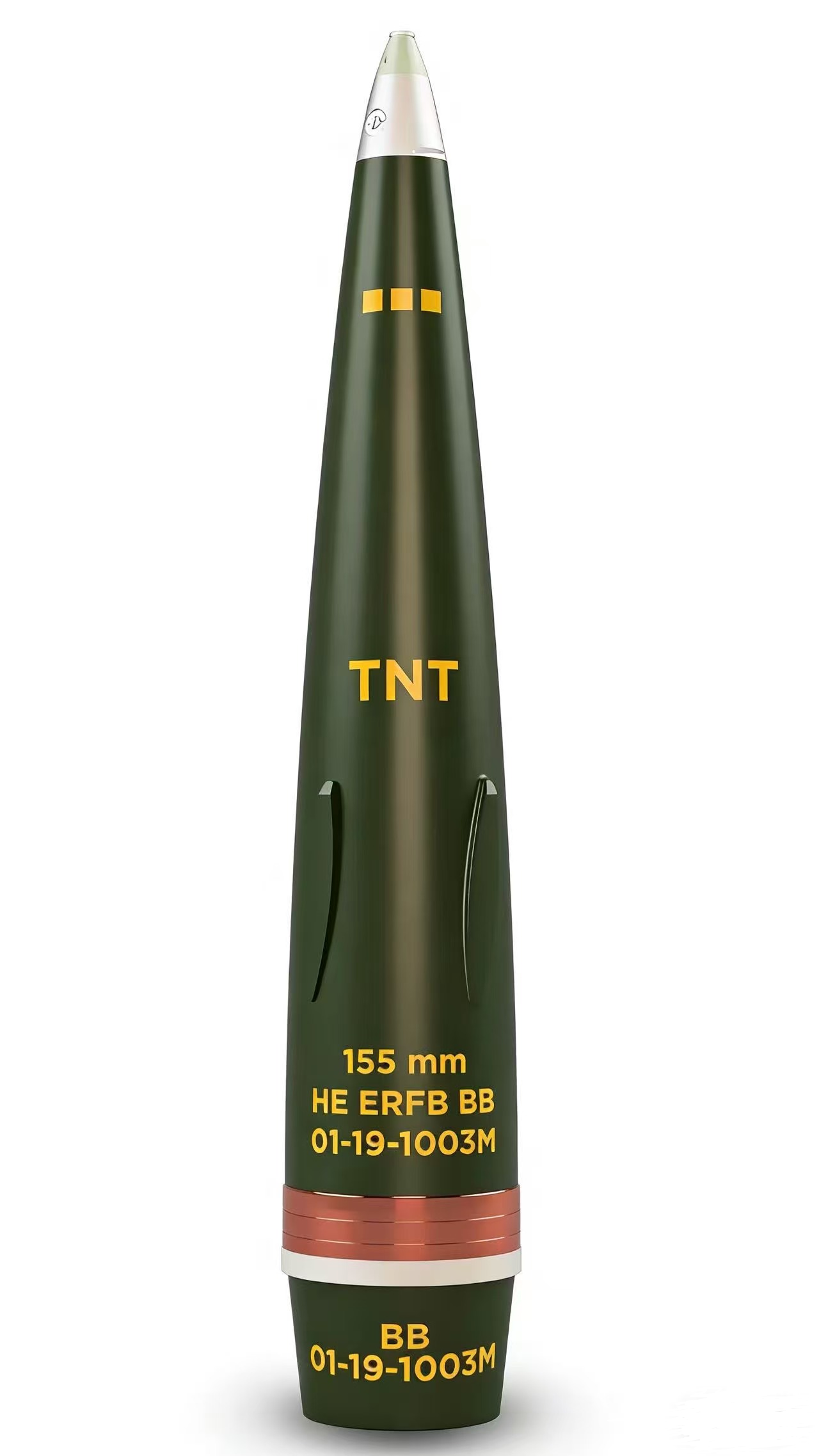 155mm HE ER BB Artillery Shell