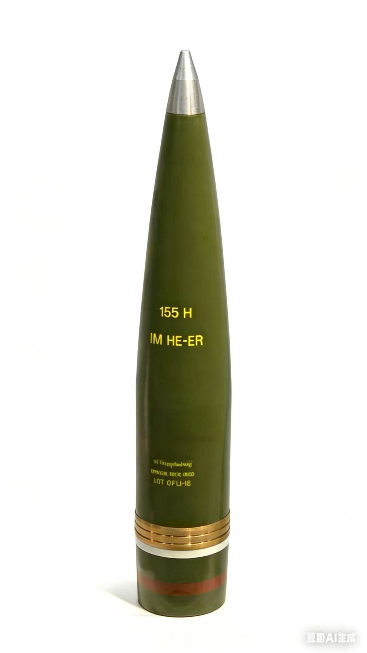155mm HE ER BT Artillery Shell